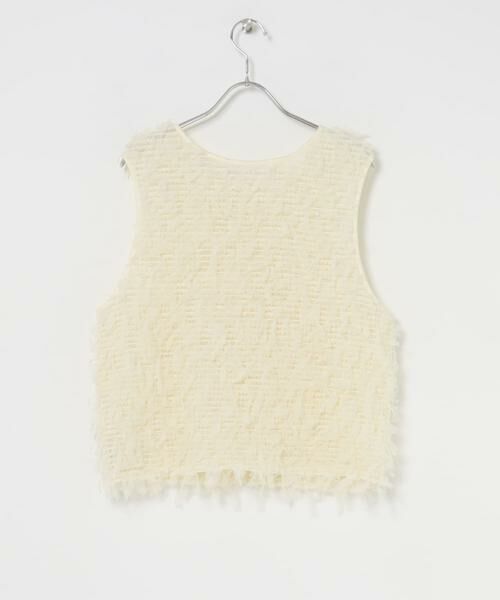 KBF / ケービーエフ ベスト | チュールフリンジトップス | 詳細9