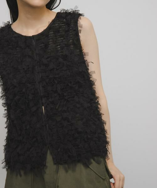 KBF / ケービーエフ ベスト | チュールフリンジトップス | 詳細13