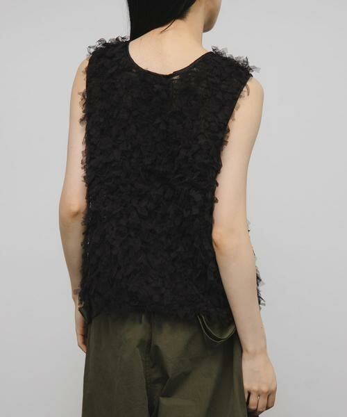 KBF / ケービーエフ ベスト | チュールフリンジトップス | 詳細16
