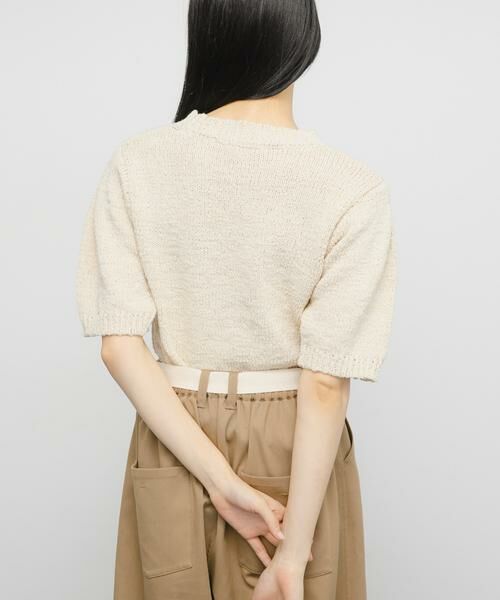 KBF / ケービーエフ ニット・セーター | ハーフスリーブクロップドニット | 詳細2