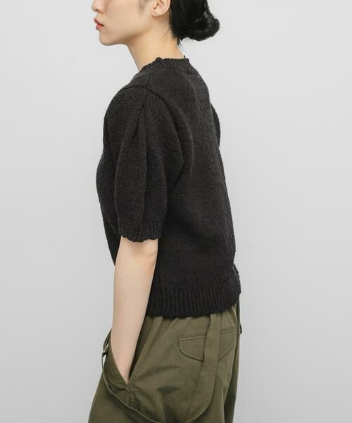 KBF / ケービーエフ ニット・セーター | ハーフスリーブクロップドニット | 詳細14