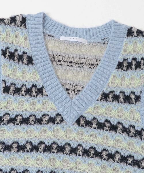 KBF / ケービーエフ ベスト | シアージャガードニットベスト | 詳細9