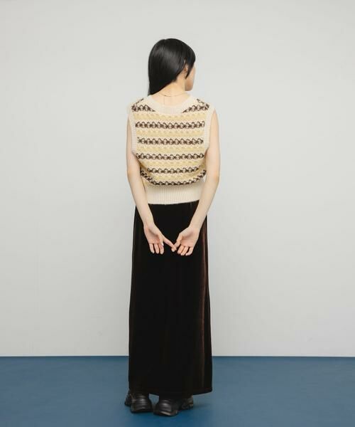 KBF / ケービーエフ ベスト | シアージャガードニットベスト | 詳細28