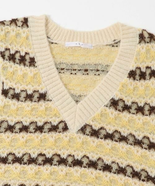 KBF / ケービーエフ ベスト | シアージャガードニットベスト | 詳細30
