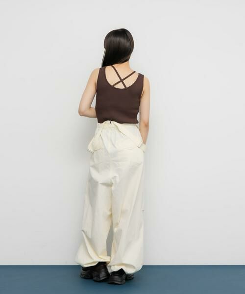 KBF / ケービーエフ タンクトップ | BACKクロスニットタンク | 詳細5