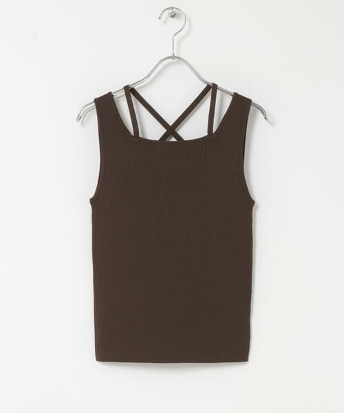 KBF / ケービーエフ タンクトップ | BACKクロスニットタンク | 詳細6