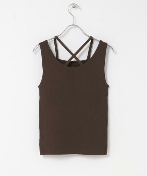KBF / ケービーエフ タンクトップ | BACKクロスニットタンク | 詳細7