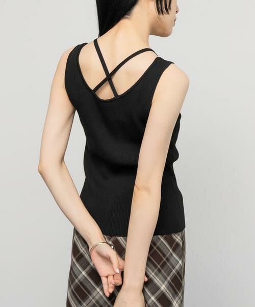 KBF / ケービーエフ タンクトップ | BACKクロスニットタンク | 詳細13