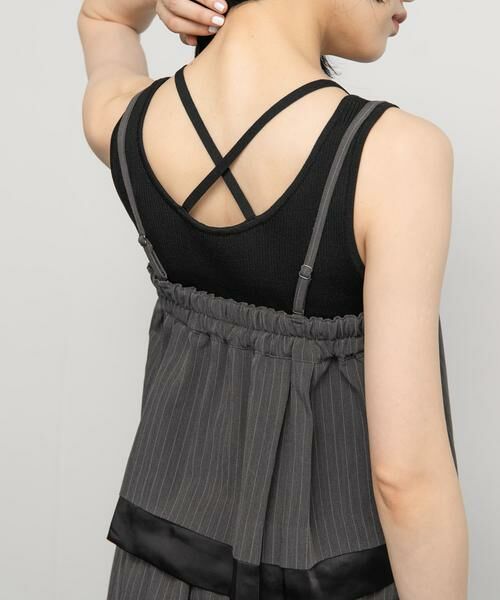 KBF / ケービーエフ タンクトップ | BACKクロスニットタンク | 詳細16