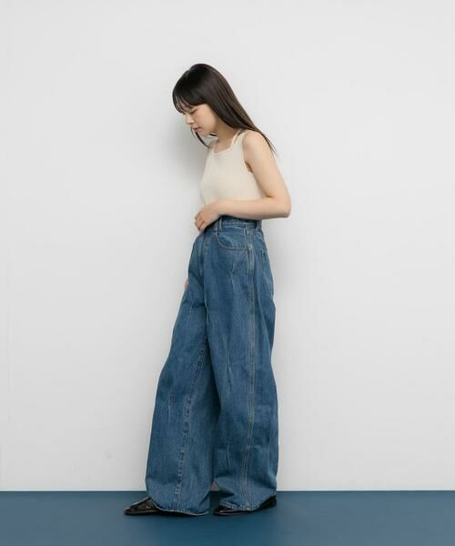 KBF / ケービーエフ タンクトップ | BACKクロスニットタンク | 詳細24