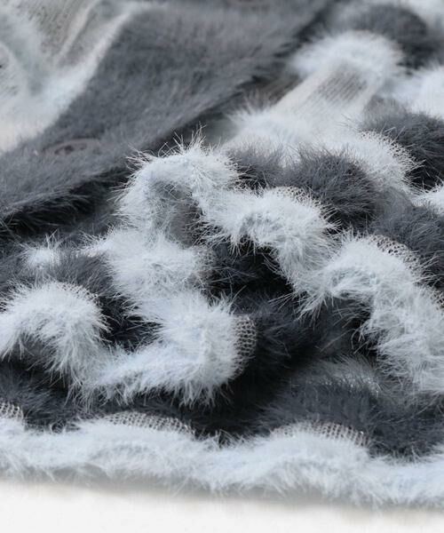 KBF / ケービーエフ ニット・セーター | シアーボーダーフェザーニット | 詳細29