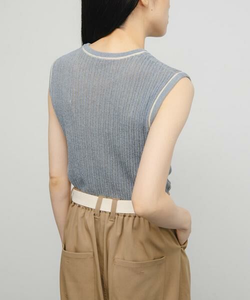 KBF / ケービーエフ ニット・セーター | スリーブレスリンクスニット | 詳細2