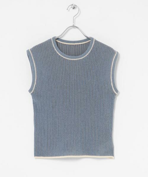 KBF / ケービーエフ ニット・セーター | スリーブレスリンクスニット | 詳細6