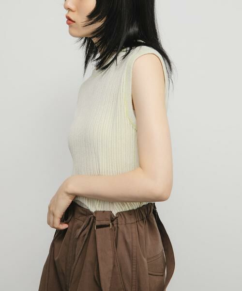 KBF / ケービーエフ ニット・セーター | スリーブレスリンクスニット | 詳細12