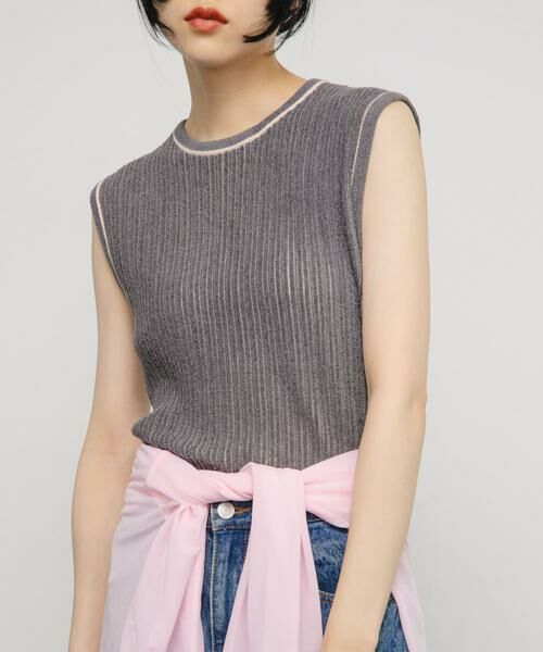 KBF / ケービーエフ ニット・セーター | スリーブレスリンクスニット | 詳細18