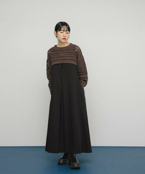 KBF / ケービーエフ ニット・セーター | 透かし編みニットボレロ | 詳細6