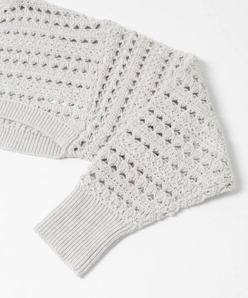KBF / ケービーエフ ニット・セーター | 透かし編みニットボレロ | 詳細22
