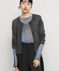 KBF / ケービーエフ カーディガン・ボレロ | ニットカーディガンSETシアートップス