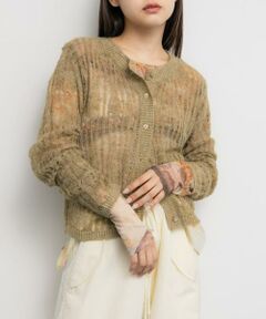 KBF / ケービーエフ カーディガン・ボレロ | ニットカーディガンSETシアートップス