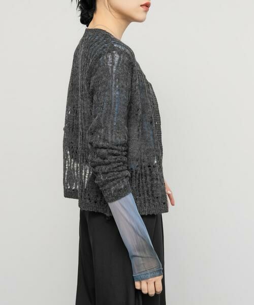 KBF / ケービーエフ カーディガン・ボレロ | ニットカーディガンSETシアートップス | 詳細4