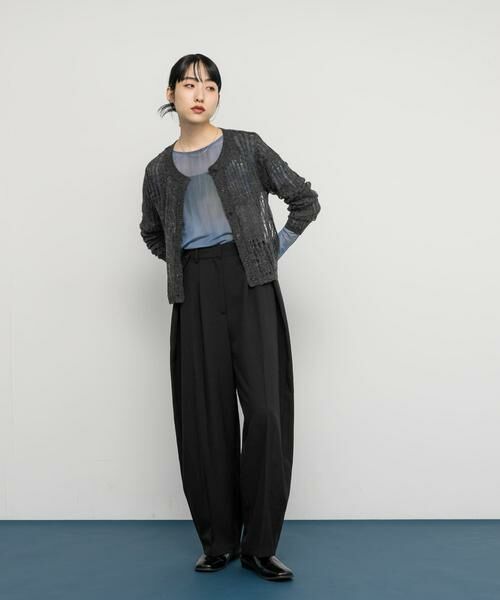 KBF / ケービーエフ カーディガン・ボレロ | ニットカーディガンSETシアートップス | 詳細6