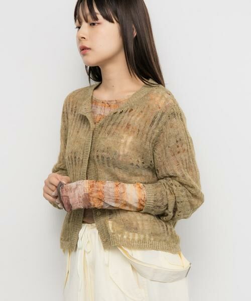 KBF / ケービーエフ カーディガン・ボレロ | ニットカーディガンSETシアートップス | 詳細14