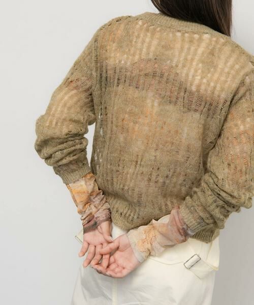 KBF / ケービーエフ カーディガン・ボレロ | ニットカーディガンSETシアートップス | 詳細15