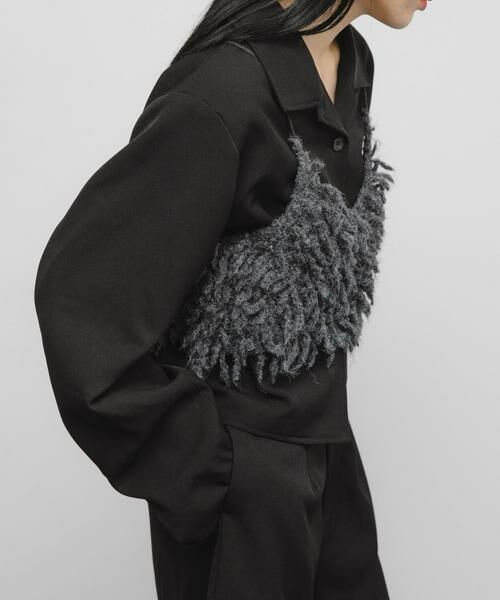 KBF / ケービーエフ その他トップス | マイクロフリンジブラ | 詳細1