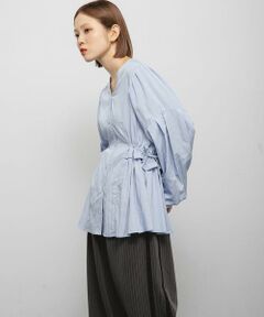 KBF / ケービーエフ シャツ・ブラウス | Vネックボリュームブラウス