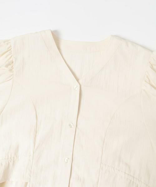 KBF / ケービーエフ シャツ・ブラウス | Vネックボリュームブラウス | 詳細9