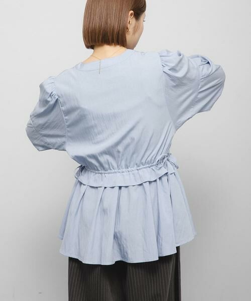 KBF / ケービーエフ シャツ・ブラウス | Vネックボリュームブラウス | 詳細12