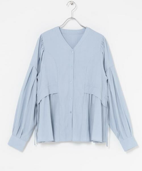 KBF / ケービーエフ シャツ・ブラウス | Vネックボリュームブラウス | 詳細17