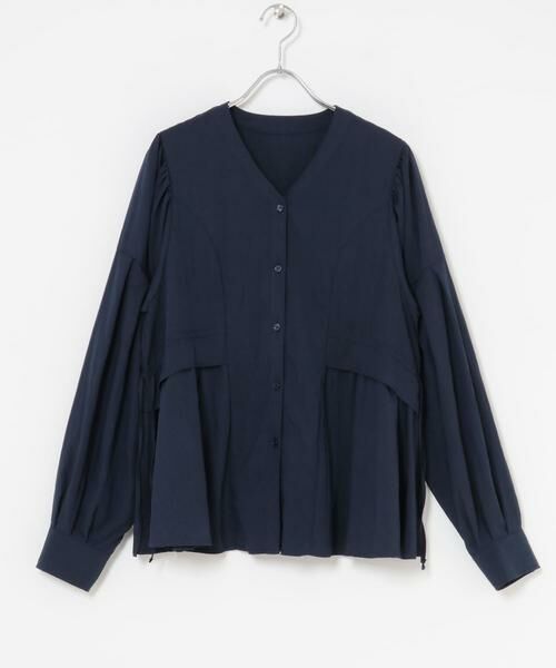 KBF / ケービーエフ シャツ・ブラウス | Vネックボリュームブラウス | 詳細26