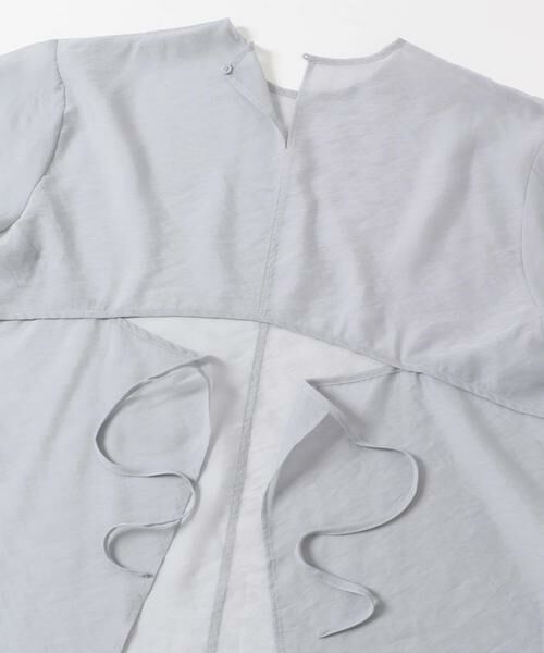 KBF / ケービーエフ シャツ・ブラウス | バックデザインシアーブラウス | 詳細26