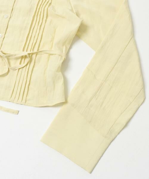 KBF / ケービーエフ シャツ・ブラウス | ピンタックVネックブラウス | 詳細8