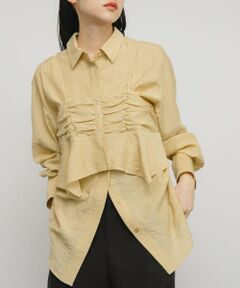 KBF / ケービーエフ シャツ・ブラウス | ビスチェSETドロストシャツ