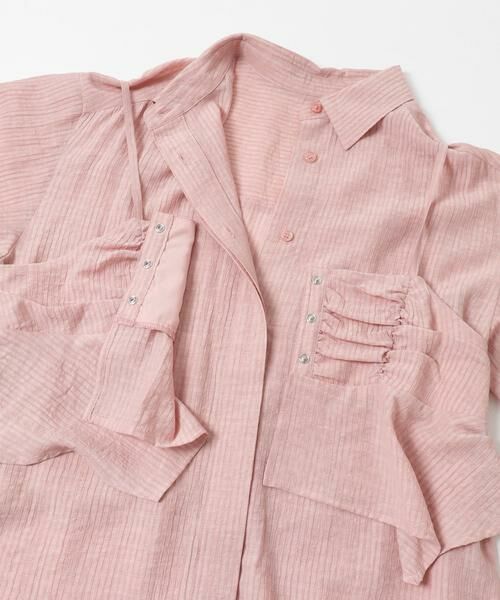 KBF / ケービーエフ シャツ・ブラウス | ビスチェSETドロストシャツ | 詳細10