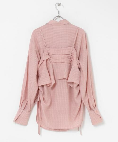 KBF / ケービーエフ シャツ・ブラウス | ビスチェSETドロストシャツ | 詳細12