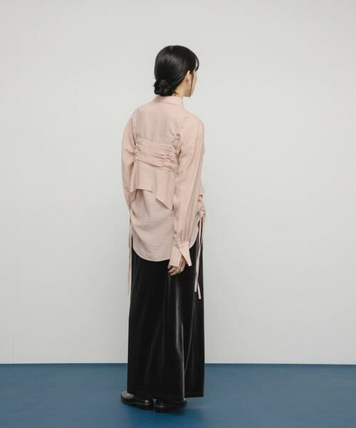 KBF / ケービーエフ シャツ・ブラウス | ビスチェSETドロストシャツ | 詳細7