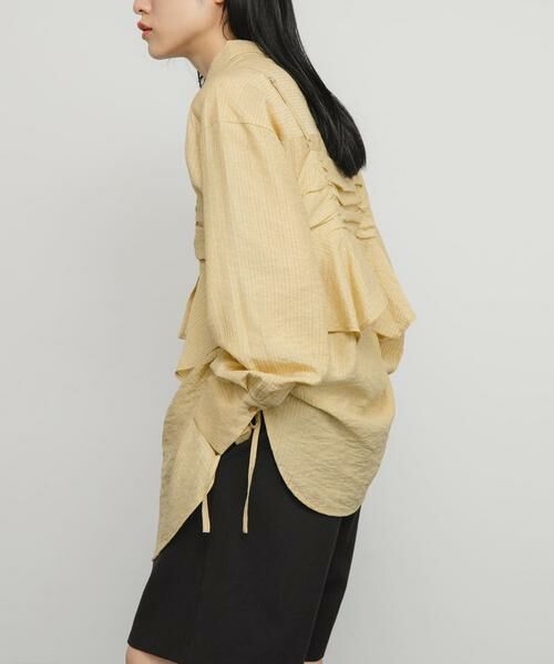 KBF / ケービーエフ シャツ・ブラウス | ビスチェSETドロストシャツ | 詳細25