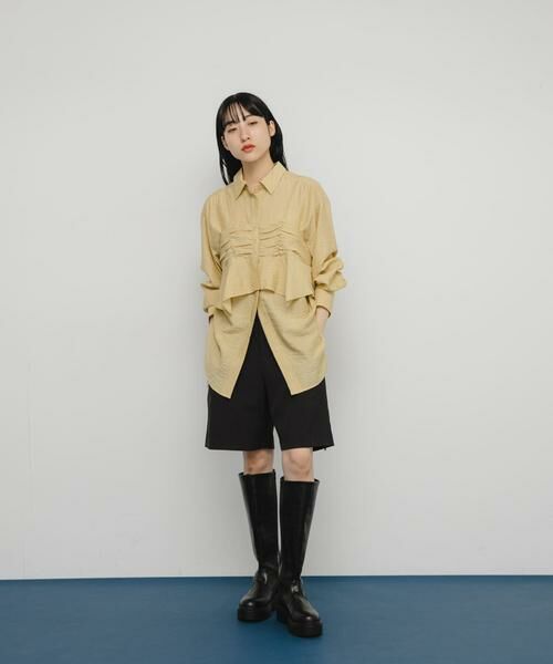 KBF / ケービーエフ シャツ・ブラウス | ビスチェSETドロストシャツ | 詳細27