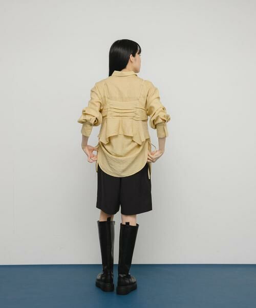 KBF / ケービーエフ シャツ・ブラウス | ビスチェSETドロストシャツ | 詳細29