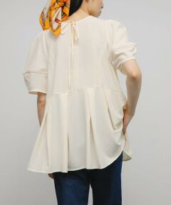 KBF / ケービーエフ シャツ・ブラウス | ボリュームスリーブペプラムトップス