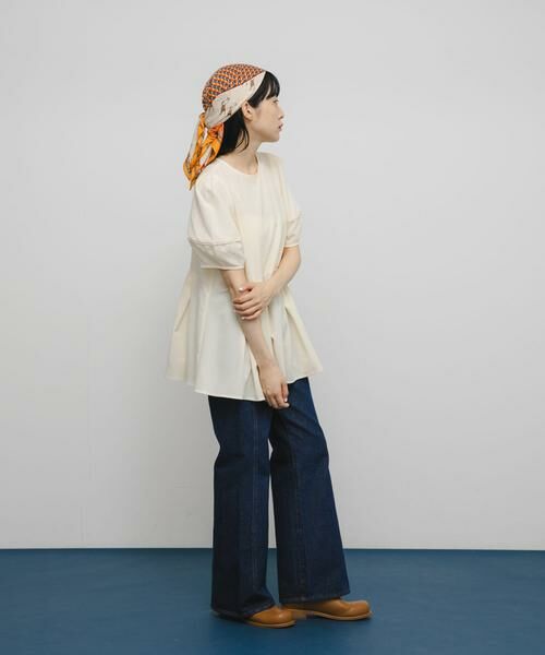 KBF / ケービーエフ シャツ・ブラウス | ボリュームスリーブペプラムトップス | 詳細5