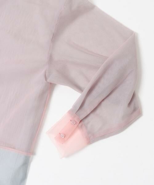 KBF / ケービーエフ シャツ・ブラウス | チュールレイヤードシャツ | 詳細24