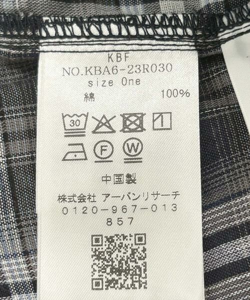 KBF / ケービーエフ シャツ・ブラウス | シアーチェックフーディーシャツ | 詳細27