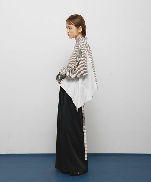 KBF / ケービーエフ シャツ・ブラウス | バックフレアショートシャツ | 詳細4