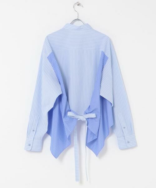 KBF / ケービーエフ シャツ・ブラウス | バックフレアショートシャツ | 詳細19