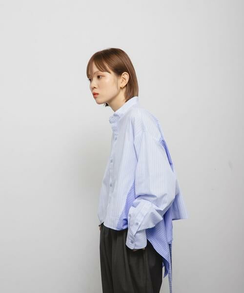 KBF / ケービーエフ シャツ・ブラウス | バックフレアショートシャツ | 詳細12