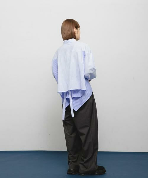 KBF / ケービーエフ シャツ・ブラウス | バックフレアショートシャツ | 詳細14